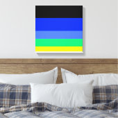 濃い線 キャンバスプリント (インサイチュ (寝室))