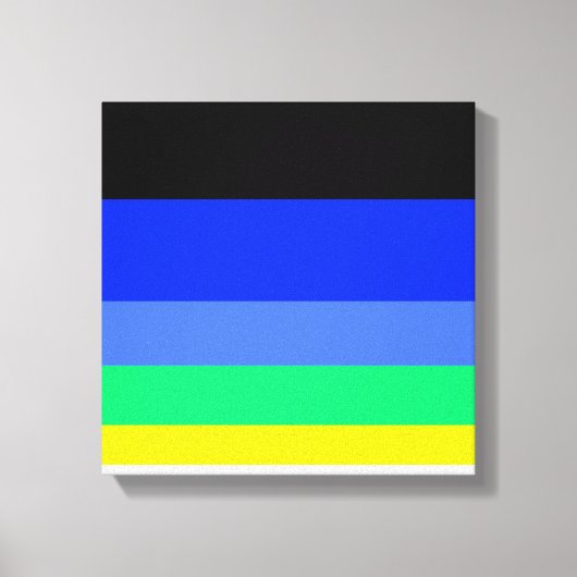 濃い線 キャンバスプリント (正面)