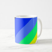 濃い線 コーヒーマグカップ (正面右)