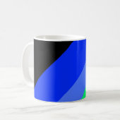 濃い線 コーヒーマグカップ (正面左)