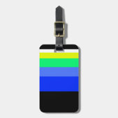 濃い線 ラゲッジタグ (正面縦)