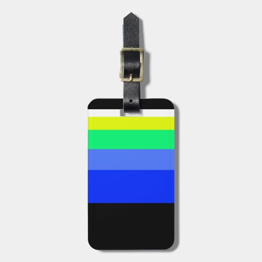 濃い線 ラゲッジタグ (正面縦)