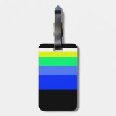 濃い線 ラゲッジタグ (裏面縦)