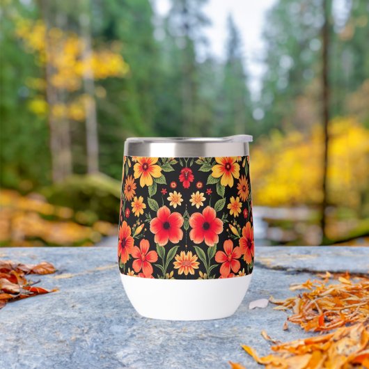 濃い背景カラフルの野生の花 (アウトドア)