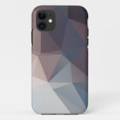 濃い色から淡い色の抽象芸術ピラミッドアートケースメイトフォン Case-Mate iPhoneケース (裏面)