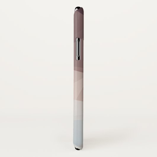 濃い色から淡い色の抽象芸術角錐アート Case-Mate iPhoneケース (裏面/右)