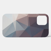 濃い色から淡い色の抽象芸術角錐アート Case-Mate iPhoneケース (裏面 (横))