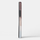 濃い色から淡い色の抽象芸術角錐アート Case-Mate iPhoneケース (裏面 / 右)