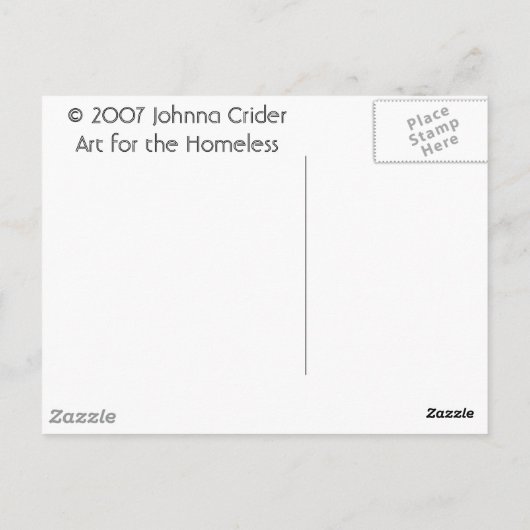 濃い花 ポストカード (裏面)