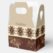 濃い茶色のフライアル フェイバーボックス (オープン)