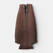 濃い茶色の木 ボトルクーラー (裏面)