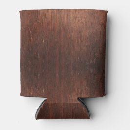 濃い茶色の木 缶クーラー