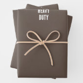 濃い茶色の重いデューティラッピング紙 ラッピングペーパーシート (インサイチュ)