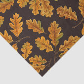 濃い茶色の離れ秋のオーク材 薄葉紙 (詳細)