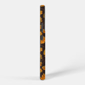 濃い茶色の離れ秋のオーク材 SAMSUNG GALAXYケース (右側面)