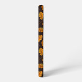 濃い茶色の離れ秋のオーク材 SAMSUNG GALAXYケース (左側面)