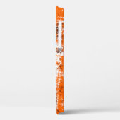 濃い茶色グランジの背景白黒オレンジo Case-Mate iPhoneケース (裏面 / 左)