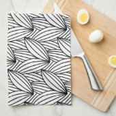 濃い草 キッチンタオル (四つ折り)