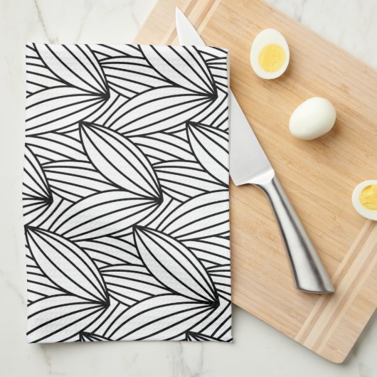 濃い草 キッチンタオル (四つ折り)