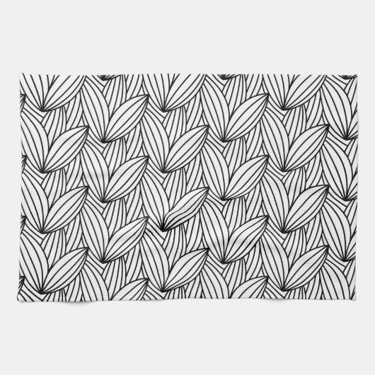 濃い草 キッチンタオル (横)