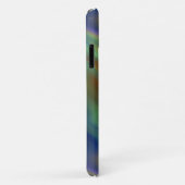 濃い虹の渦巻く色の抽象芸術 Case-Mate iPhoneケース (裏面/右)