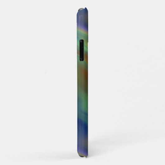 濃い虹の渦巻く色の抽象芸術 Case-Mate iPhoneケース (裏面/右)