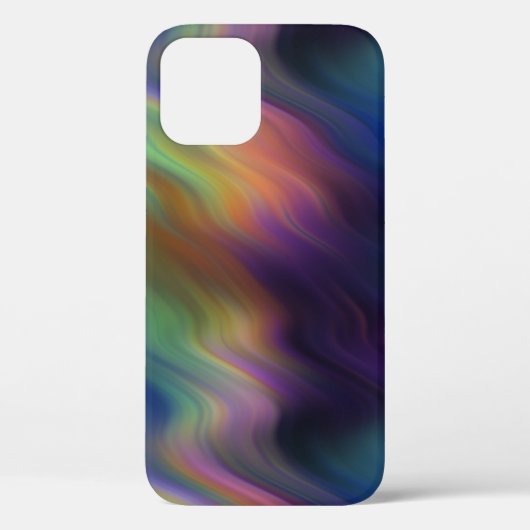 濃い虹の渦色抽象芸術case-Mate i Case-Mate iPhoneケース (裏面)