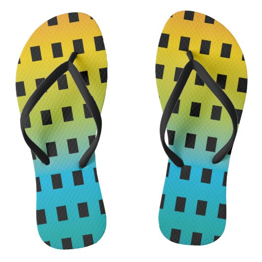 濃い蛍光灯のネオンカラフル2 ビーチサンダル (ソール)