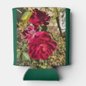 濃い赤いバラ 缶クーラー (裏面)