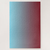 濃い赤から淡い青へ滑らかな水平グラデーション ジグソーパズル (縦)