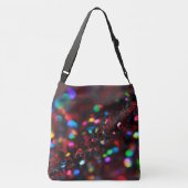 濃い赤きらめく クロスボディバッグ (裏面)