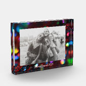 濃い赤きらめく フォトブロック (左)