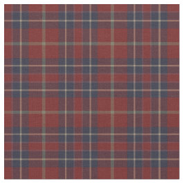 濃い赤とネイビーブルーのプラ素朴イド ファブリック