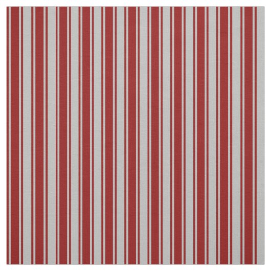 濃い赤と灰色の線 ファブリック (見本)