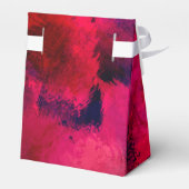 濃い赤と紫のはっきりした抽象芸術 フェイバーボックス (裏面サイド)