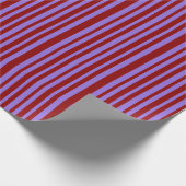 濃い赤と紫の裏地 ラッピングペーパー (角)