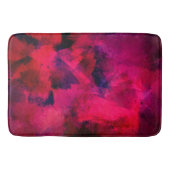 濃い赤と紫はっきりしたとモダン抽象芸術 バスマット (正面)