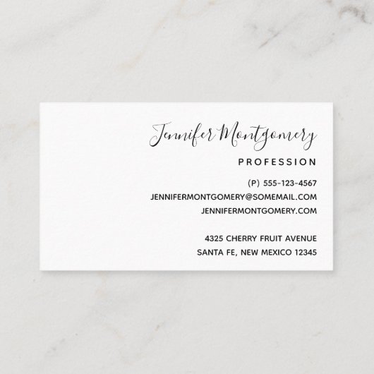 濃い赤と紫はっきりしたとモダン抽象芸術 名刺 (裏面)