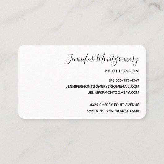 濃い赤と紫はっきりしたとモダン抽象芸術 名刺 (裏面)