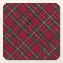 濃い赤と緑のクリスマスプレド