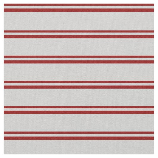 濃い赤と薄い灰色の色の線 ファブリック (クローズアップ)