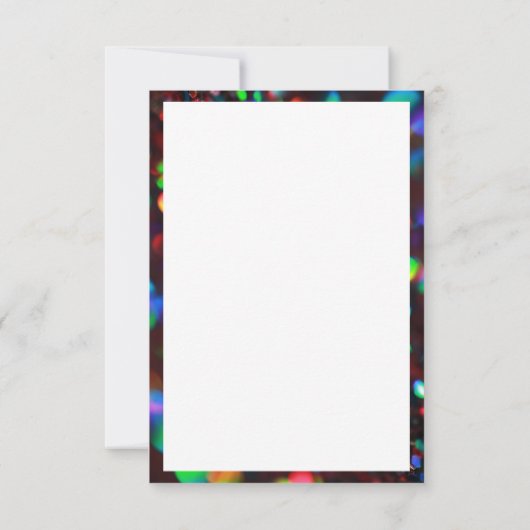 濃い赤のきらめくサンキューカード サンキューカード (裏面)