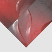 濃い赤のくしゃくしゃのプラスチックテクスチャ 薄葉紙 (詳細)