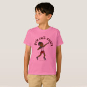 濃い赤のショットを入れる Tシャツ (正面フル)