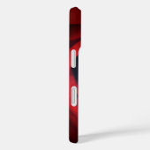 濃い赤のバラが近い Case-Mate iPhoneケース (裏面 / 右)