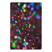 濃い赤のミニきらめくクリップボード ミニクリップボード (裏面)