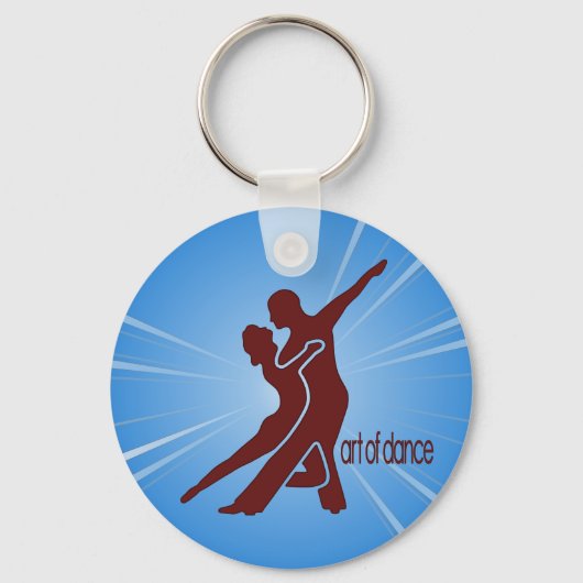 濃い赤のロゴキーチェーン キーホルダー (正面)