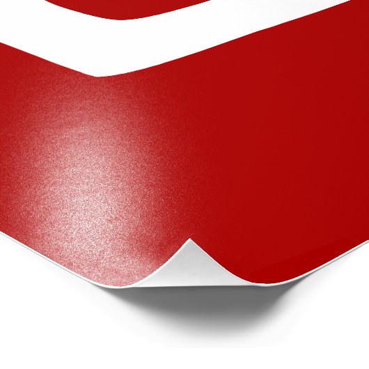 濃い赤の二重の幸せはっきりした- フォトプリント            (角)