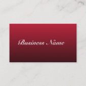 濃い赤の名刺 名刺 (正面)