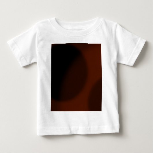 濃い赤の斑点のある夜 ベビーTシャツ (正面)